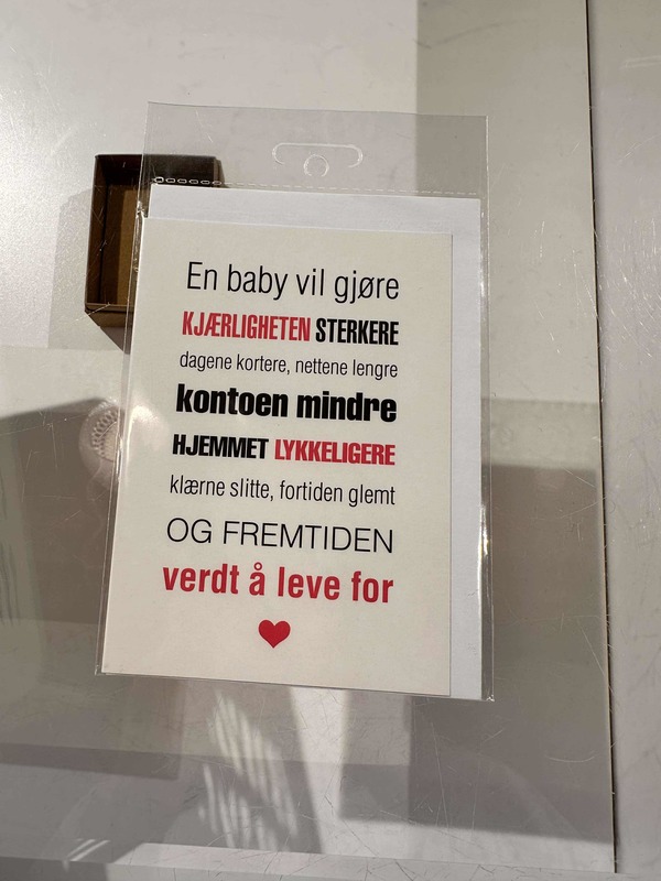 En baby vil gjøre