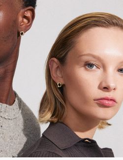 Ryper resirkulerte øreringer 