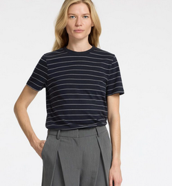 Jessy o-neck Stripe tee striper - Selected femme