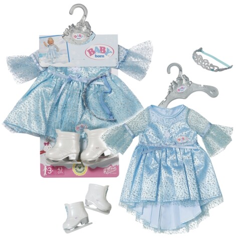 DUKKEKLÆR - BABY BORN PRINCESS ON ICE 43CM