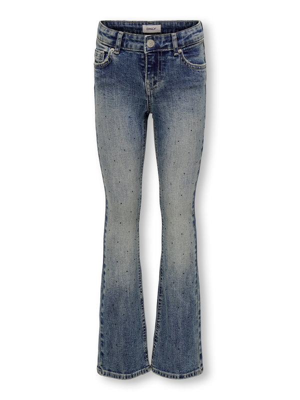 KOGMANDY RHINESTONE FLARED DNM TAI