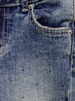 KOGMANDY RHINESTONE FLARED DNM TAI