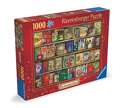 Ravensburger Puslespill 1000 Julebibliotek 1000 biter - Ravensburger