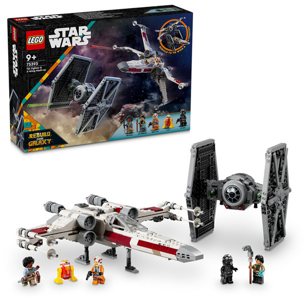 LEGO 75393 Kombimodell med TIE Fighter og X-Wing