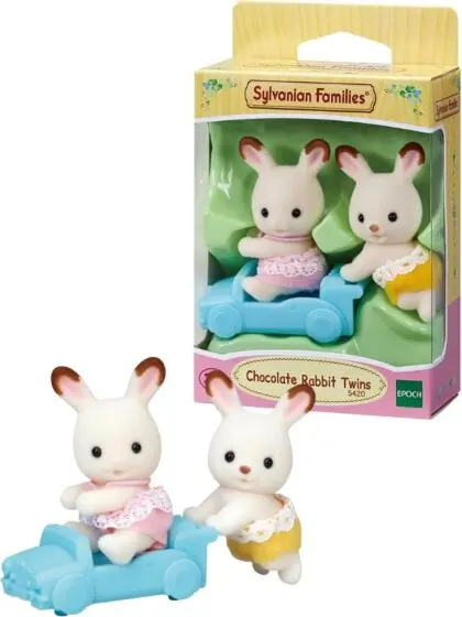 Sylvanian Families Chocolate kanintvillinger kaniin tvillinger - Sylvanian families