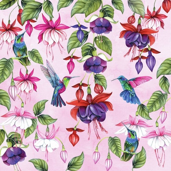Napkin Fuchsia, 33x33cm 20stk
