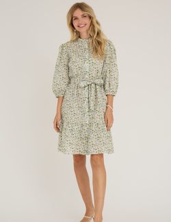 Kate Dress Rose/Mint - A-view