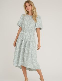 Ana Dress Dusty Mint - A-view