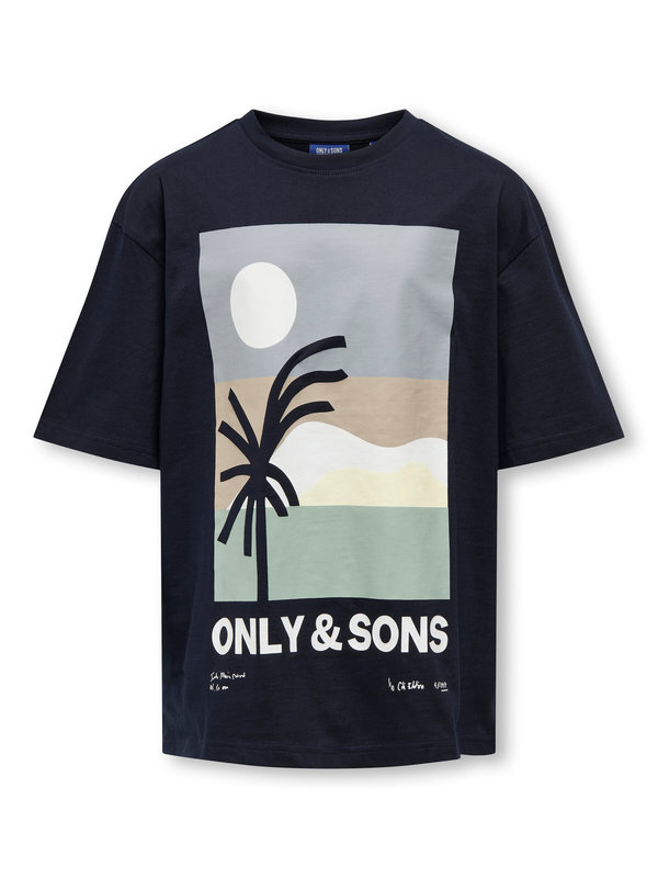 OSJARTSY LIFE SS OVS PRINTED TEE