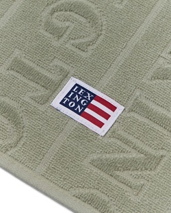 Lexington Velourhåndkle med Logo, Vintage Green. Flere Størrelser