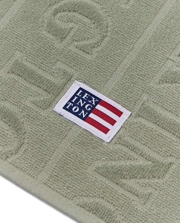 Lexington Velourhåndkle med Logo, Vintage Green. Flere Størrelser