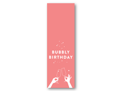 Bubbly birthday | 5x15 cm ikke relevant - Papirkort.no