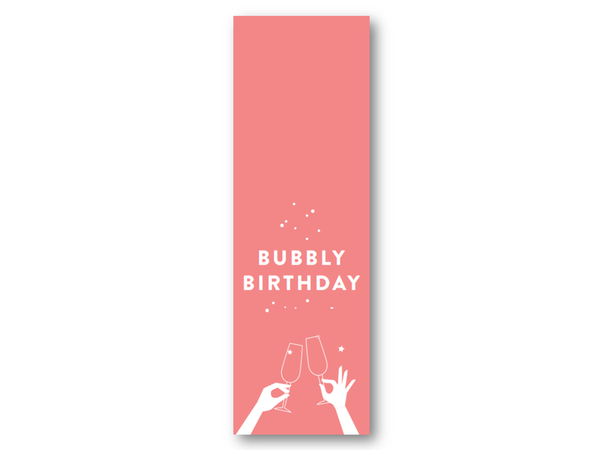 Bubbly birthday | 5x15 cm