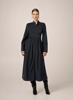 Baby Cord Belt Dress