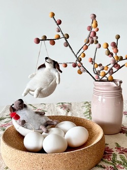 Ullfigur Nummis TV-Hund