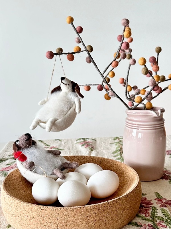 Ullfigur Nummis TV-Hund