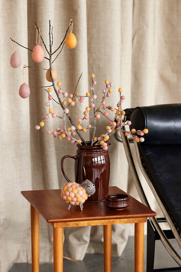 Wool Egg, Små 5pk - Gylden Vår 