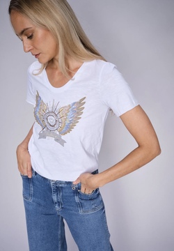 Gethi Deco Tee White - Mos Mosh