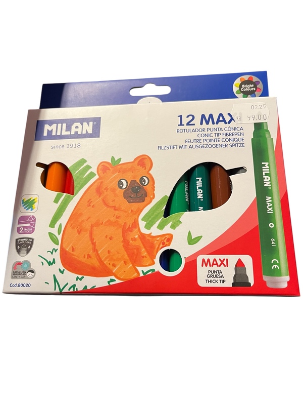 TUSJER MILAN MAXI TIP0,7MM 12PK