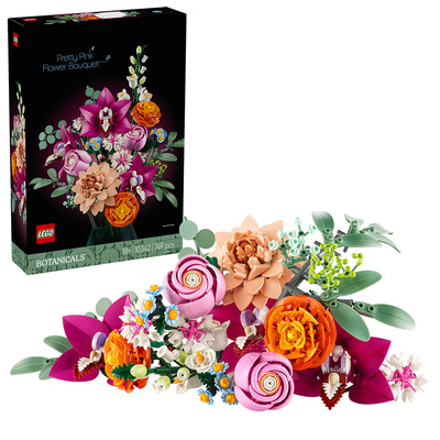 Lego 10342 Vakker bukett med rosa blomster 10342 - Lego for voksne