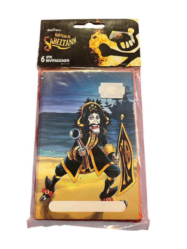 Kaptein Sabeltann innbydelse