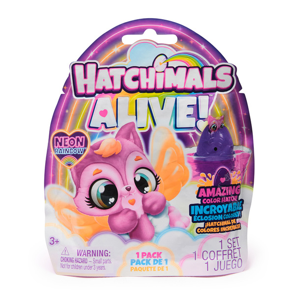  Hatchimals Alive Neon Rainbow 1-pk