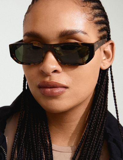 Ainsley Solbriller Tortoise-brun - Pilgrim