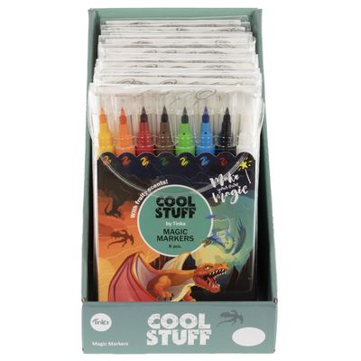 MAGIC MARKER DRAGE 8 STK TINKA COOL STUFF drage - Tinka