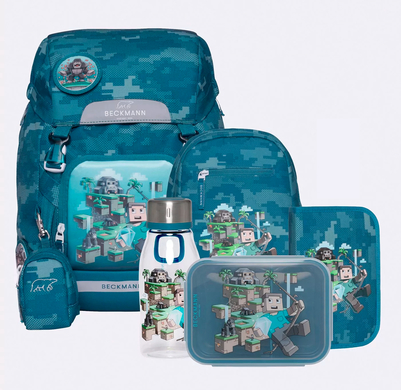 Beckmann Classic skolesekk sett, Jungle Game - levering februar Jungle Game - Beckmann