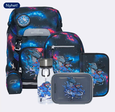Beckmann Classic skolesekk sett, Ninja Elements - levering februar Ninja elements - Beckmann