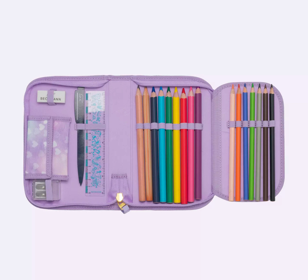 Beckmann Classic skolesekk sett, Unicorn Princess Purple
