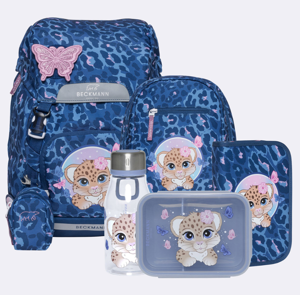 Beckmann Classic skolesekk sett, Cheetah - levering i februar