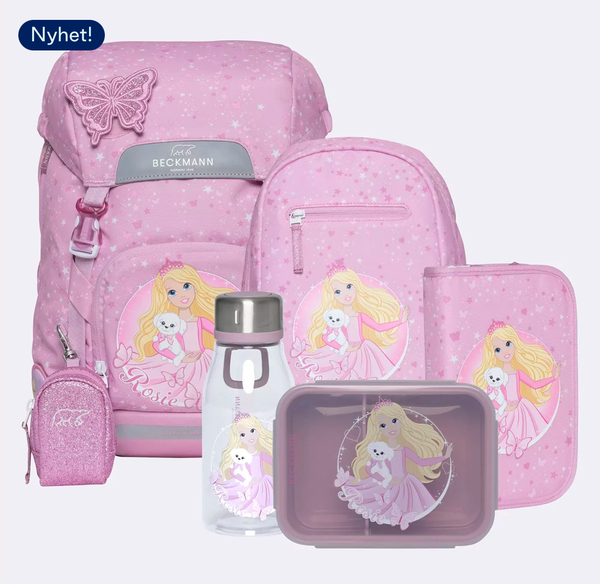 Beckmann Classic skolesekk sett, Rosie 