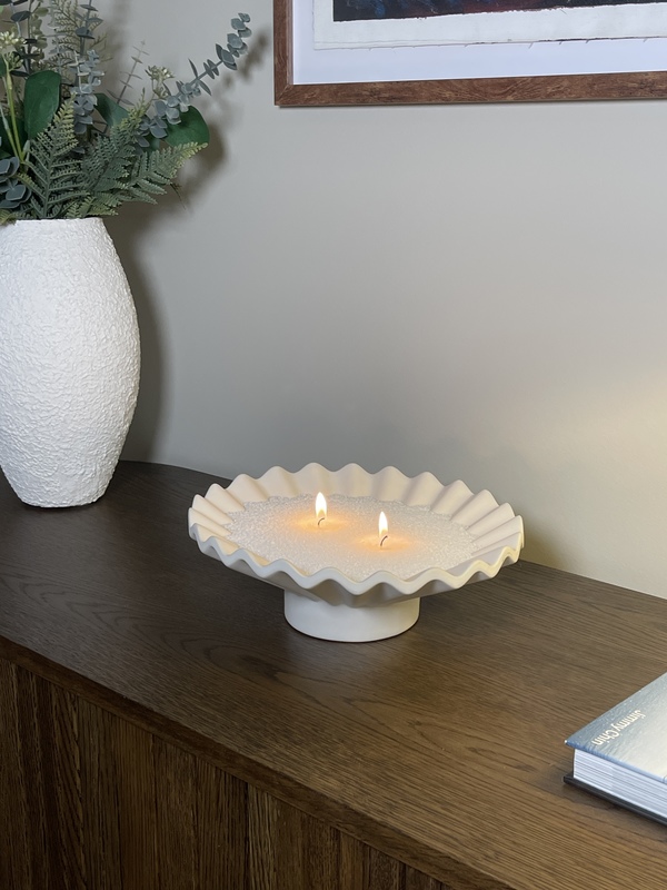 2-pakker strearinlys sand + 20 veker