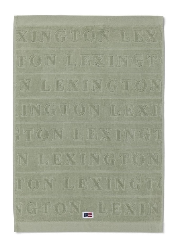 Velour jacquardhåndkle m/logo