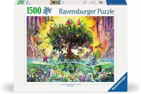 Ravensburger puslespill 1500 Beautiful sea unicorn and friends