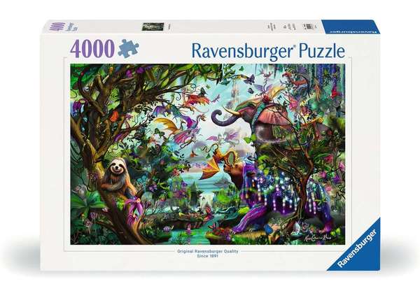 Ravensburger puslespill 4000 Tropical dragons