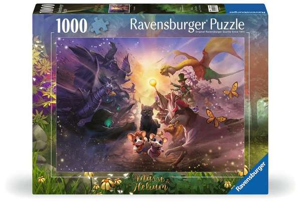Ravensburger puslespill 1000 Musse & Helium - The last battle