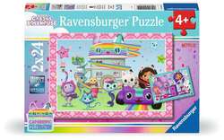 Ravensburger puslespill 2x24 Gabby's Dollhouse - Ready to party 2x24 biter - Ravensburger