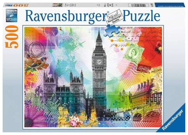 Ravensburger puslespill 500 London postcards