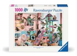 Ravensburger puslespill 1000 Cat tree heaven 1000  biter - Ravensburger