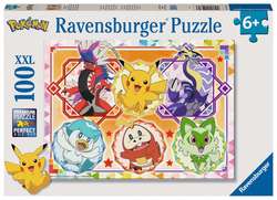 Ravensburger puslespill 100xxl Scarlet and violet legends 100xxl biter - Ravensburger