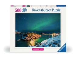 Ravensburger puslespill 500 Northern Lights in Tromsø, Norway 500 biter - Ravensburger