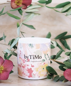 Rose & Sandalwood Scented Candle Uspesifisert - by TiMo