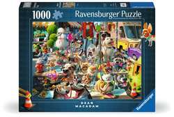 Ravensburger puslespill 1000 The dog walker 1000 biter - Ravensburger