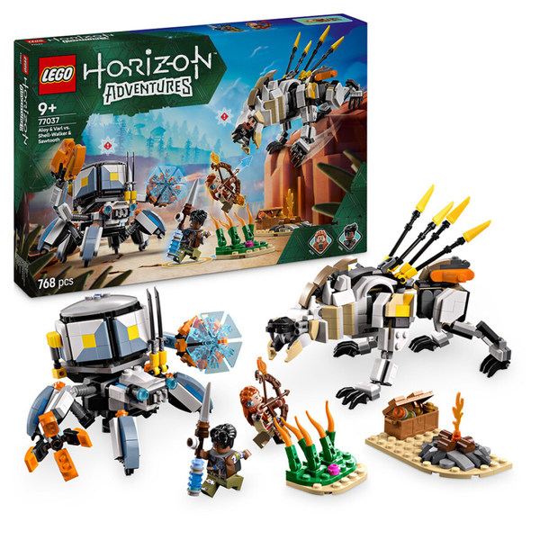 LEGO 77037 Aloy og Varl mot skallvandrer og sagtann