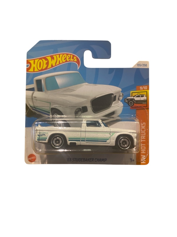 Hot Wheels 1:64 - ‘63 Studebaker Champ - HW HOT TRUCKS 9/10