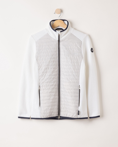 Holebrook Mimmi vindstopperjakke Hvit/Grå - Holebrook