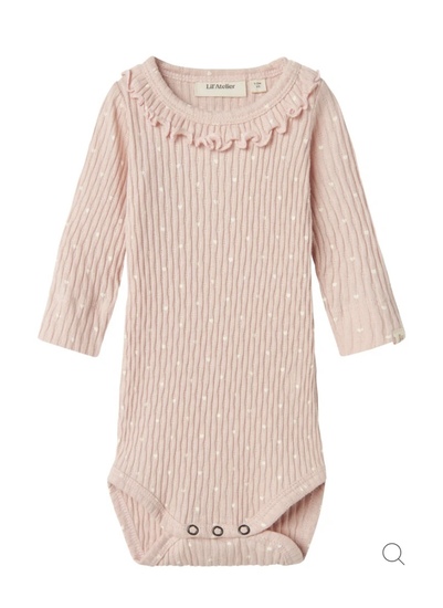 NBFFIDUCIA LS SLIM BODY LIL ATELIER Peach Whip - LIL`ATELIER