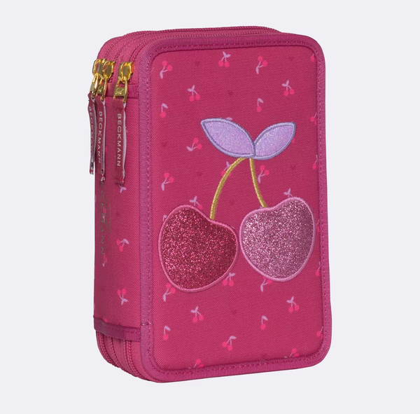 Beckmann Trelags pennal med innhold, Cherry